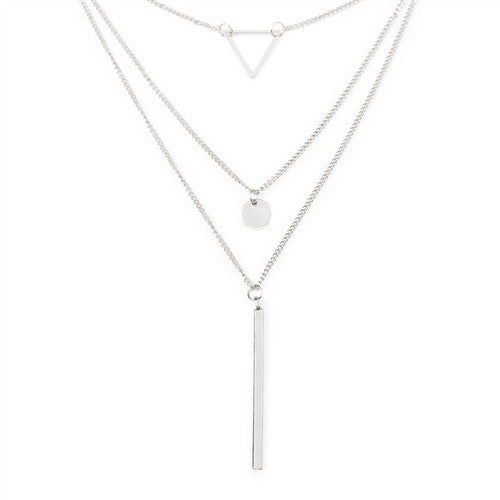 Triple Play Layered Necklace