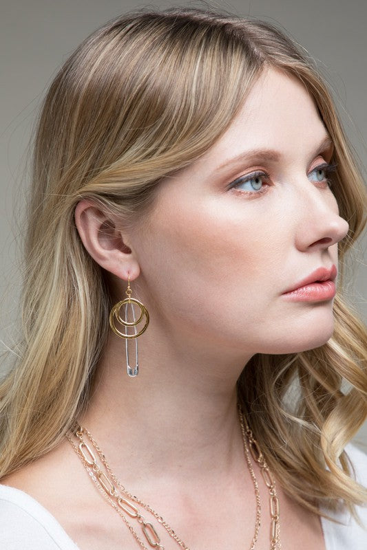 Safety in Loops Earrings