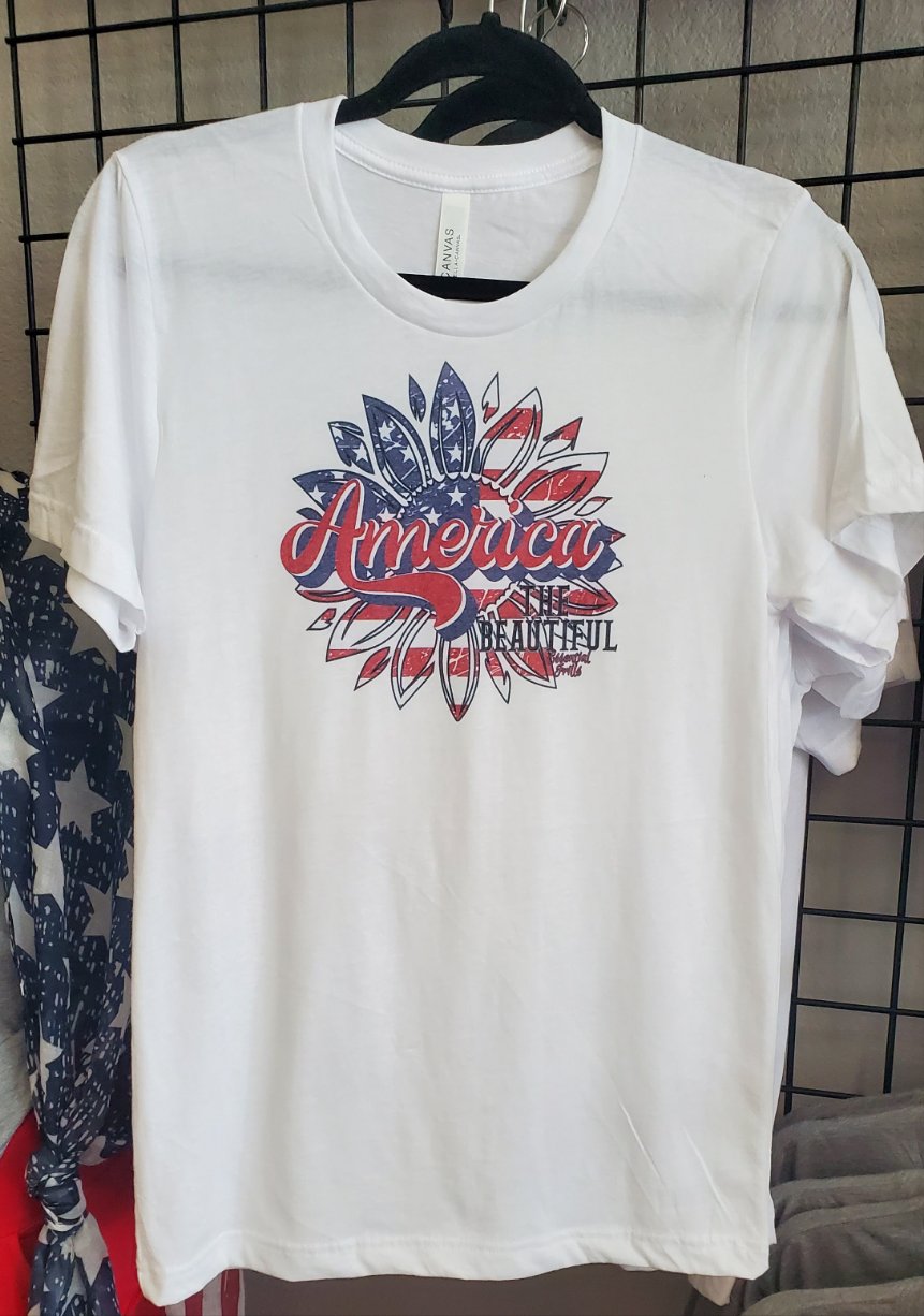 America the Beautiful Festival Cut Tee