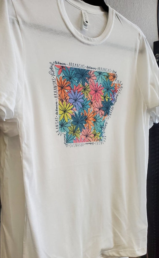 Arkansas Flowers Tee