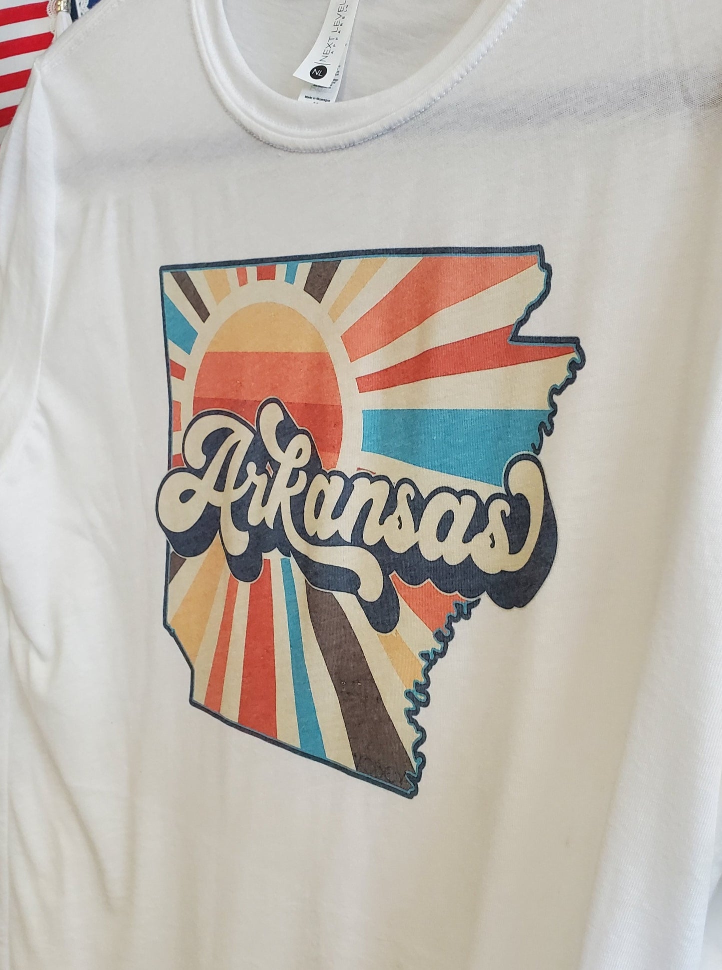 Arkansas Retro Sun Tee
