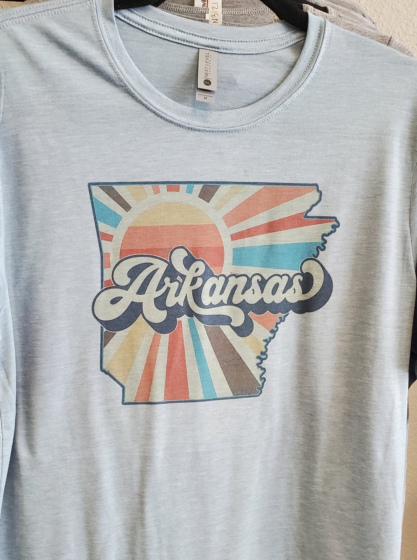 Arkansas Retro Sun Tee