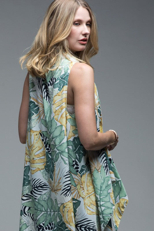 Tropical Palms Waterfall Vest