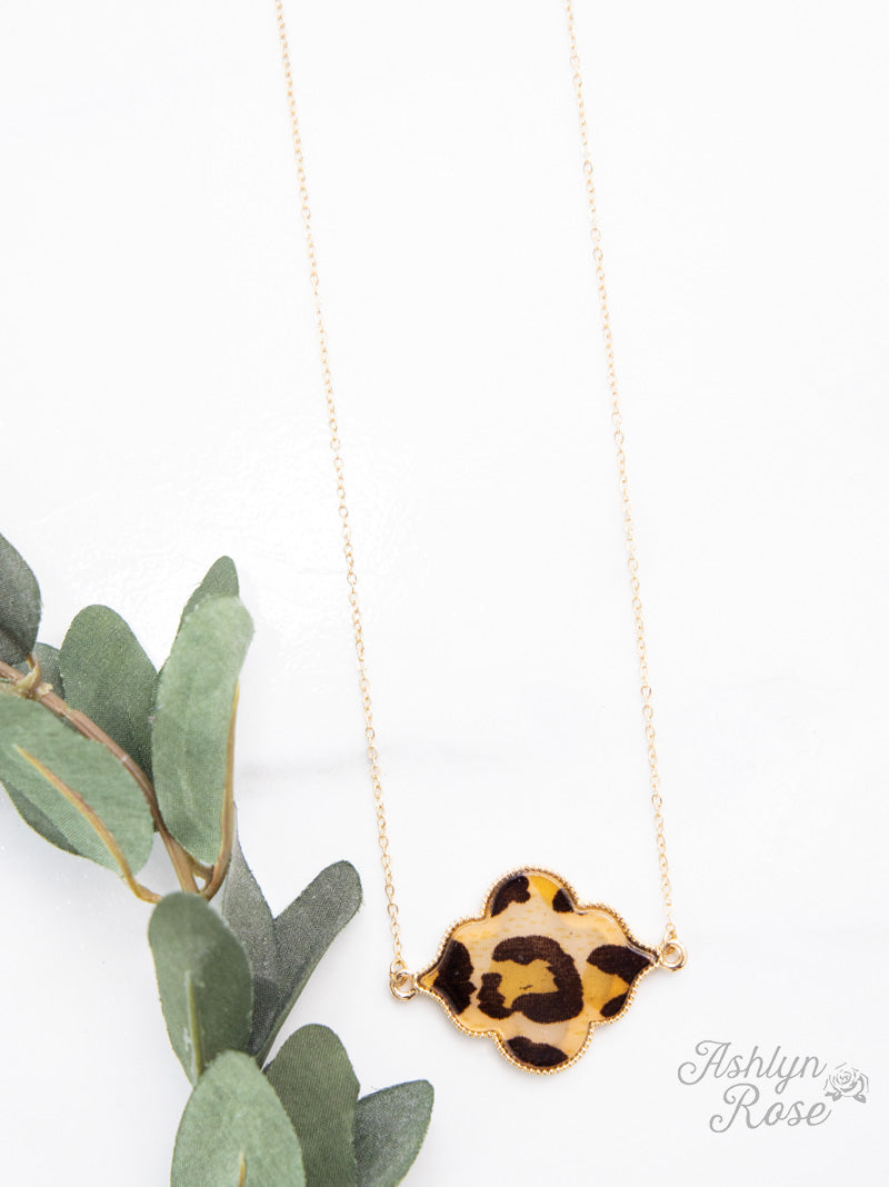 Out on the Town Leopard Necklace