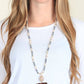 Arkansas Druzy Leopard Necklace