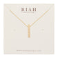 Vertical Bar Necklace