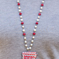 Arkansas on Pearl & Beaded Necklace