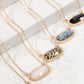 Resin Oval Necklace