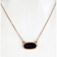 Simple Druzy Short Necklace
