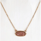 Simple Druzy Short Necklace