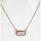 Simple Druzy Short Necklace