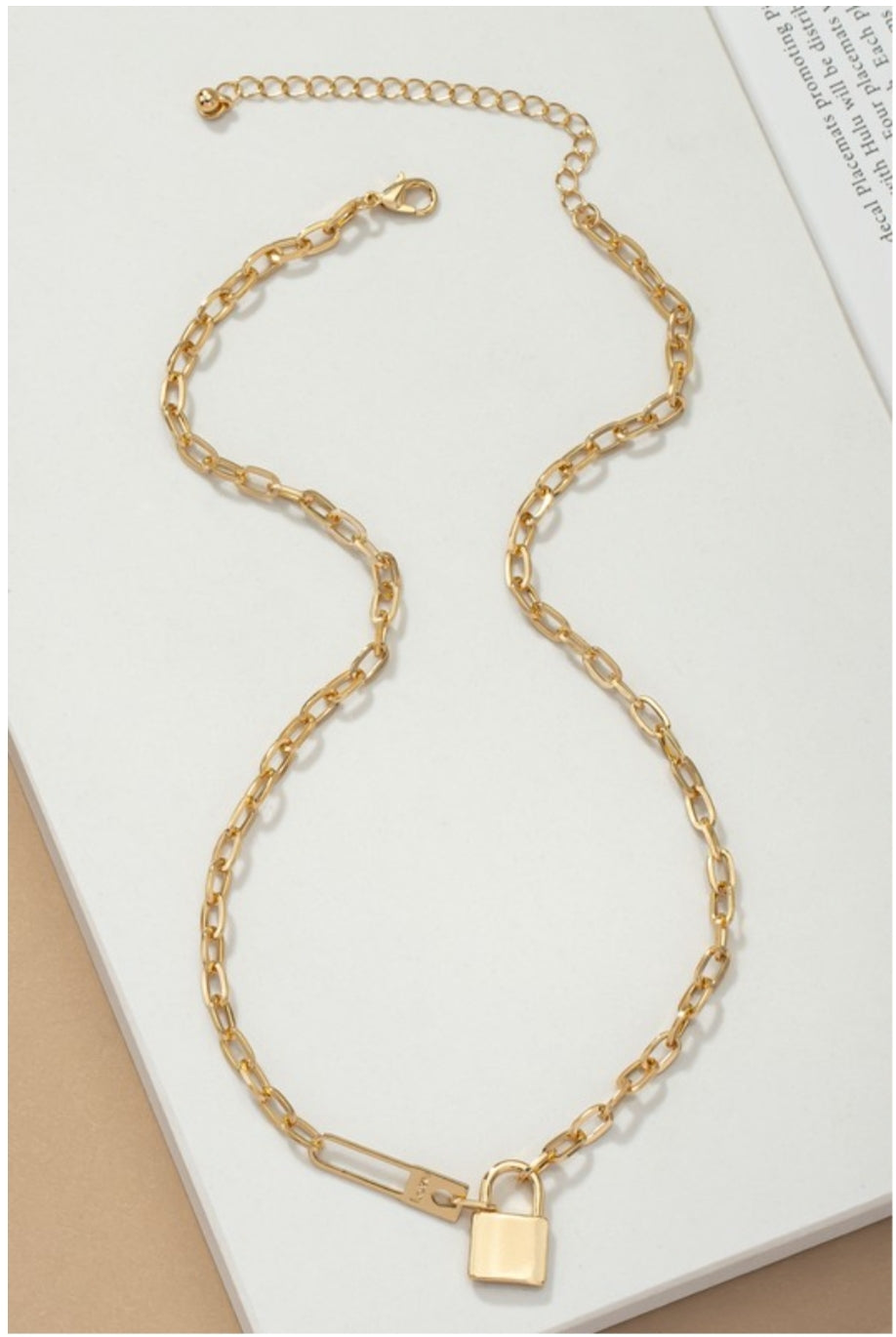 Linked and Locked Necklace