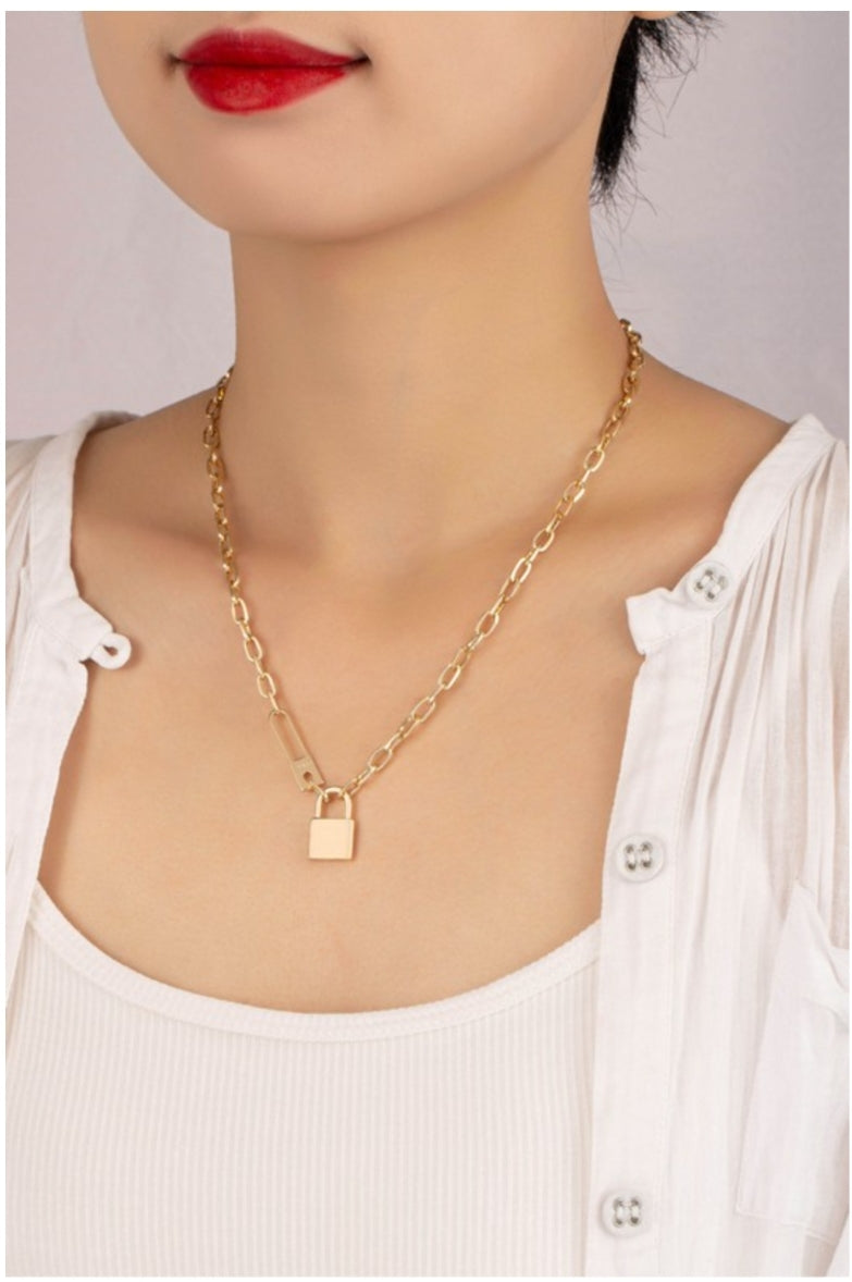 Linked and Locked Necklace