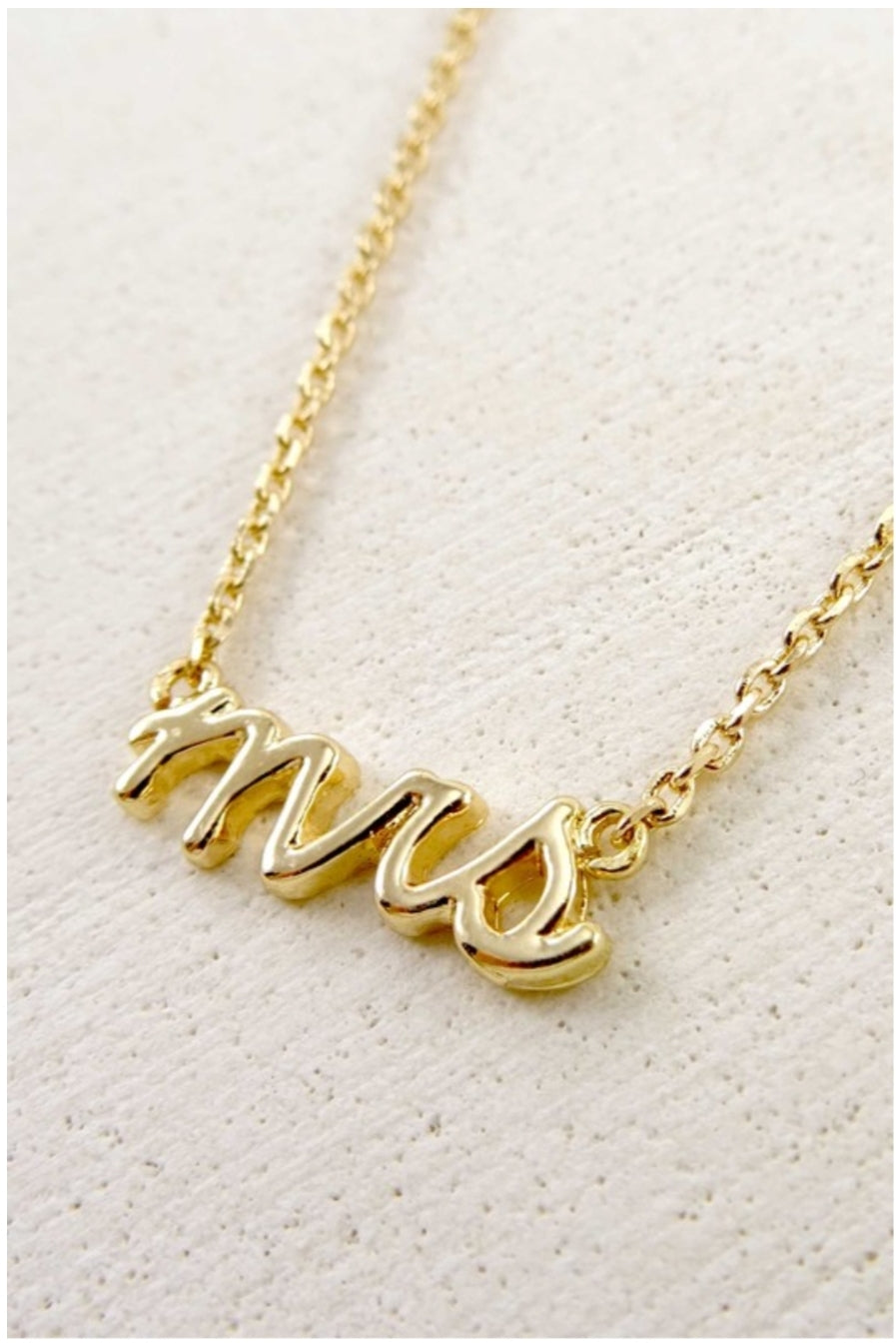 MRS Dainty Necklace