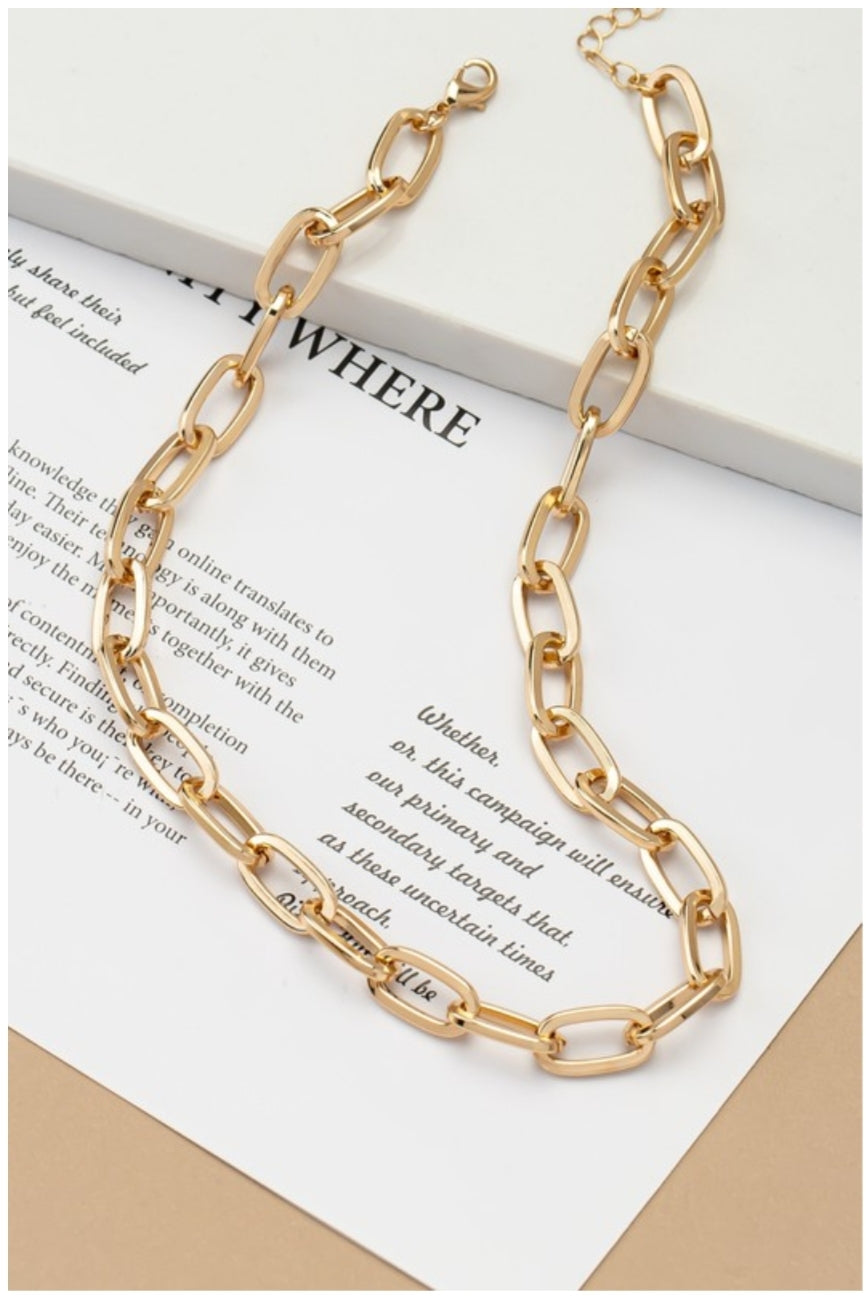 Chunky Chain Statement Necklace | Karen Millen