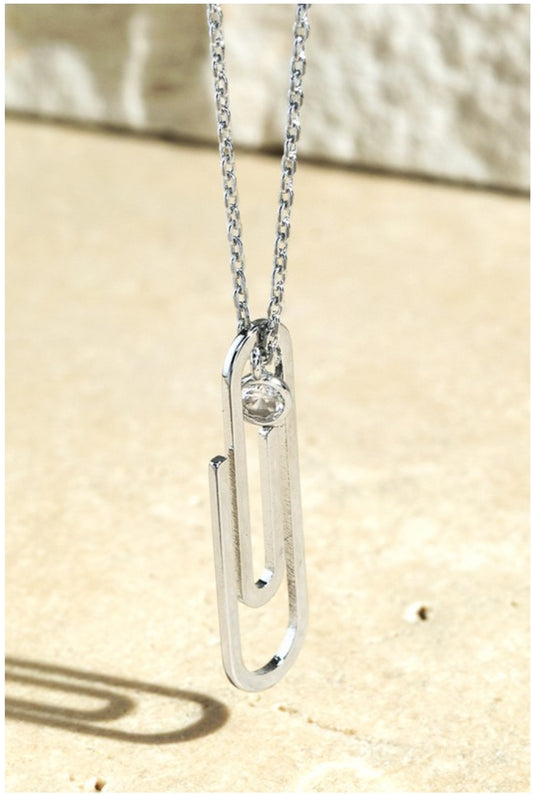 Paperclip Dainty Necklace