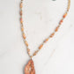 Center of the Universe Geode Beaded Stone Necklace