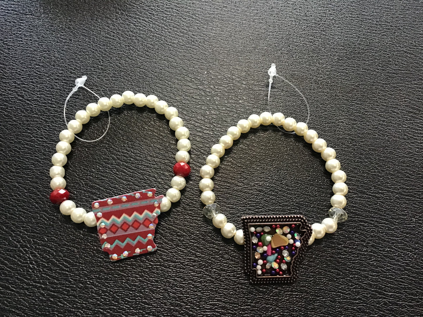 Arkansas Beaded Bracelet