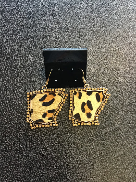 Arkansas Leopard Earrings