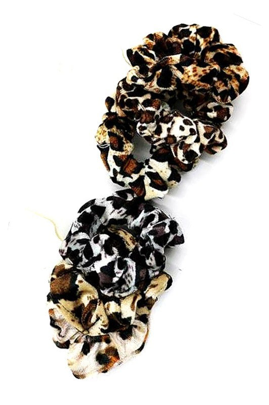 Leopard Scrunchie Set